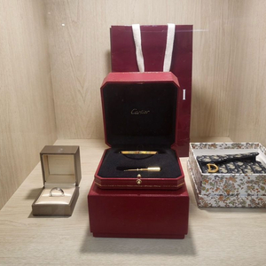 까르띠에 러브팔찌 로즈골드 sm 17호