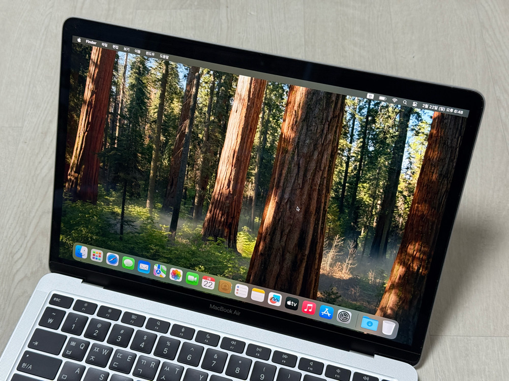 (배터리96) 맥북 에어 m1 13인치 8 256 실버--6