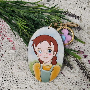 빨강머리앤 핸드페인팅 키링