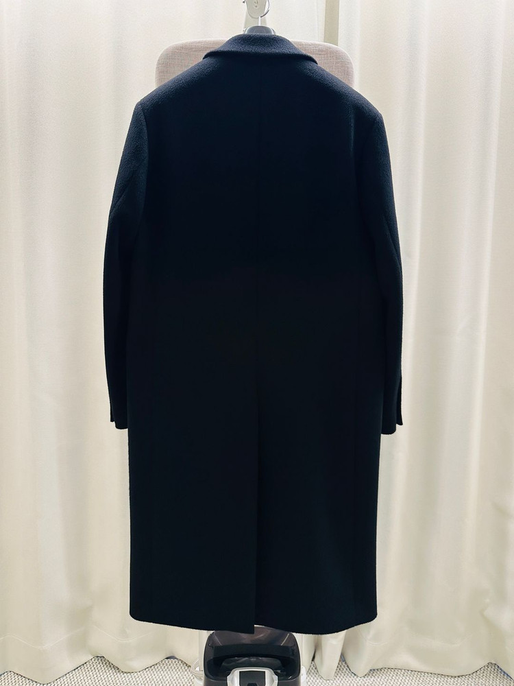 [44] 마마가리 캐시미어 히든 싱글 롱코트 블랙--2