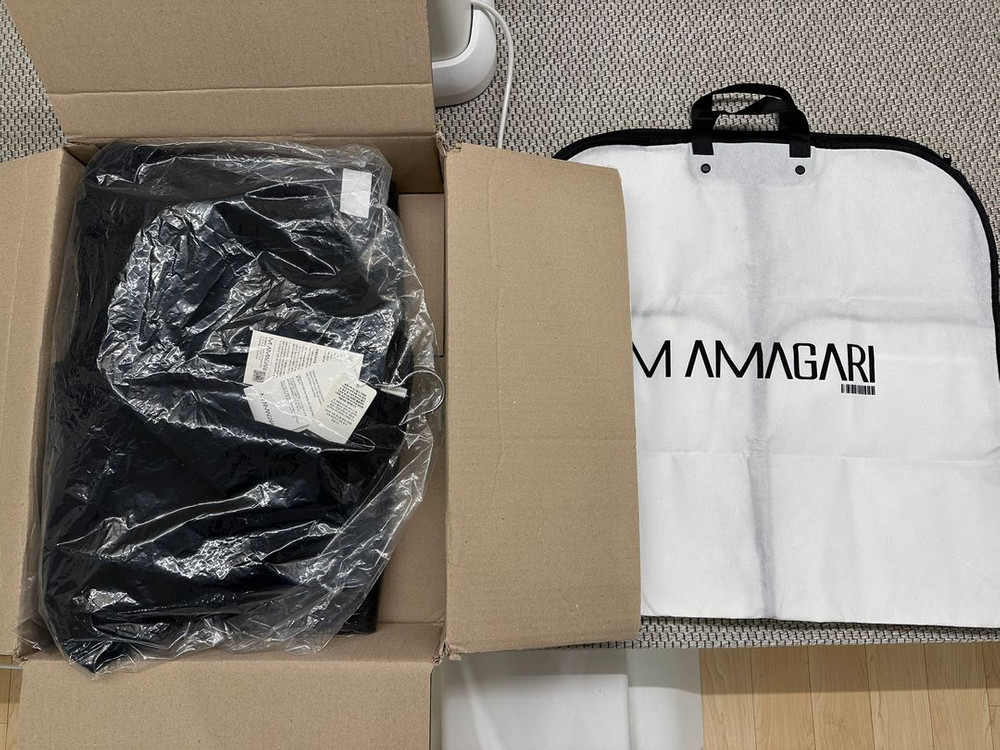 [44] 마마가리 캐시미어 히든 싱글 롱코트 블랙--6