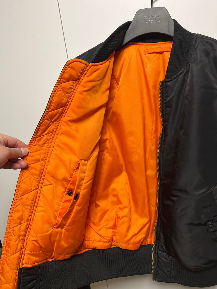 알파인더스트리 슬림핏 MA-1 블랙 M사이즈 새제품 이미지