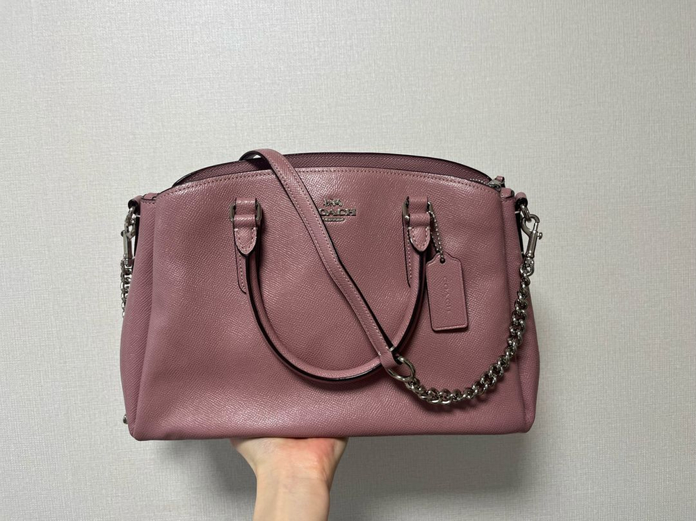 코치 핑크 사첼백 크로스/토트백 이미지