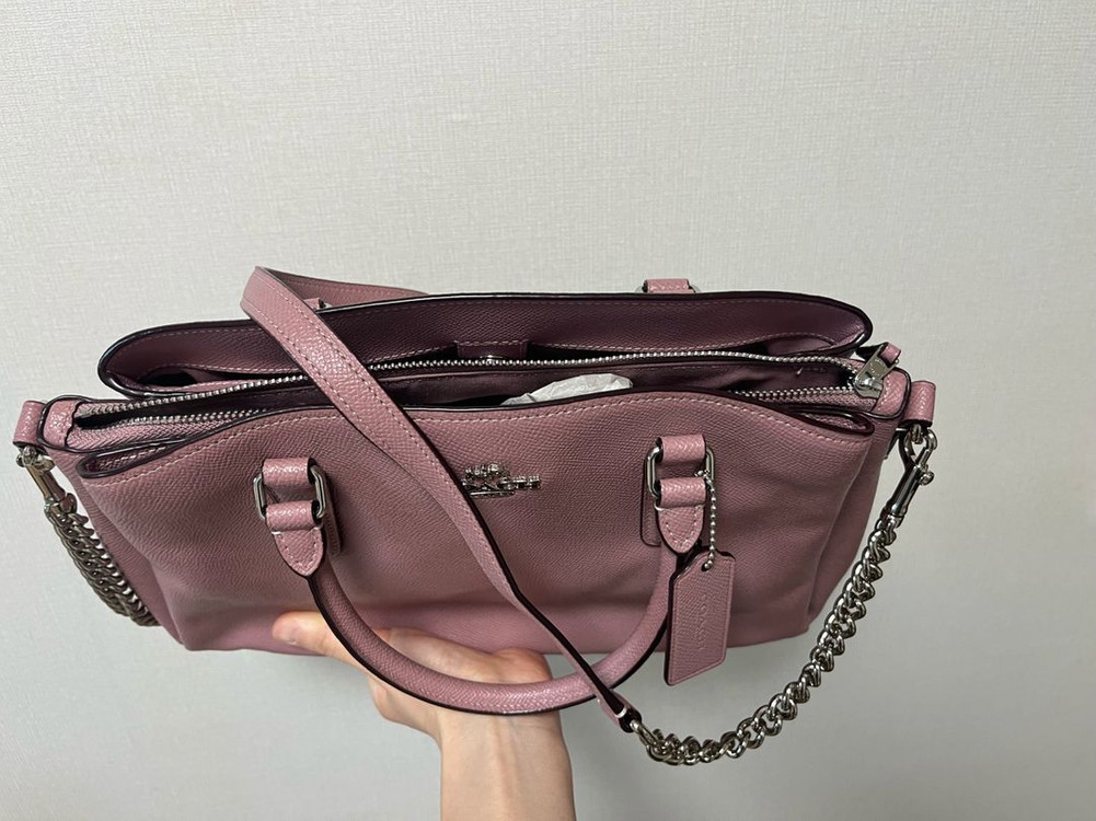 코치 핑크 사첼백 크로스/토트백 이미지