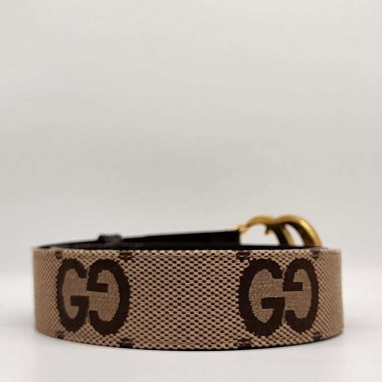 구찌 400593 와이드 레더 벨트 90--2