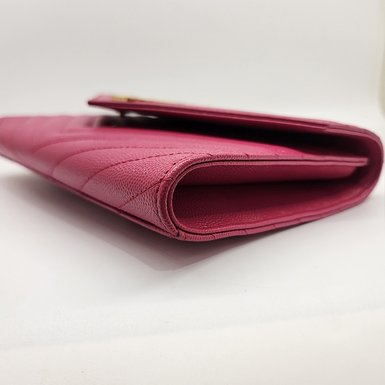 생로랑 617662 모노그램 엔벨로프 클러치 핑크--6