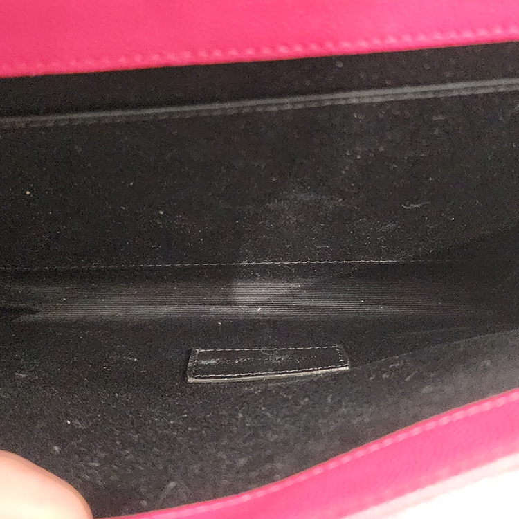 생로랑 617662 모노그램 엔벨로프 클러치 핑크--4