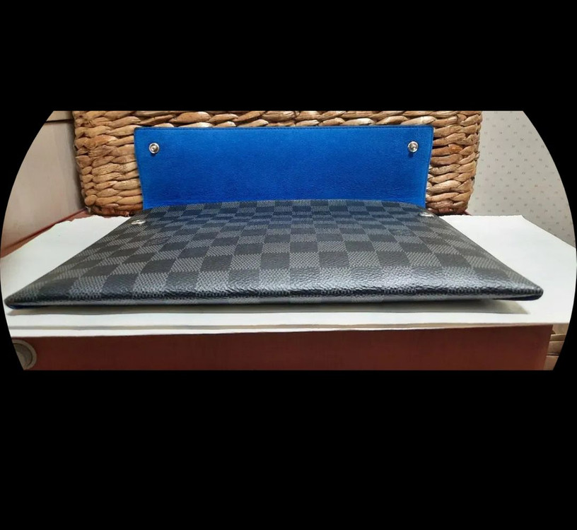 Louis Vuitton(루이비통) 다미에 그라파이트 알파 파우치 클러치 정품@ 태블릿 PC 수납가능--4