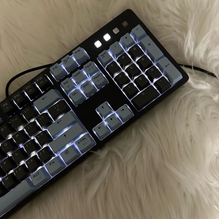 마이크로닉스 최신 W101P 광축 클릭 기계식키보드--5