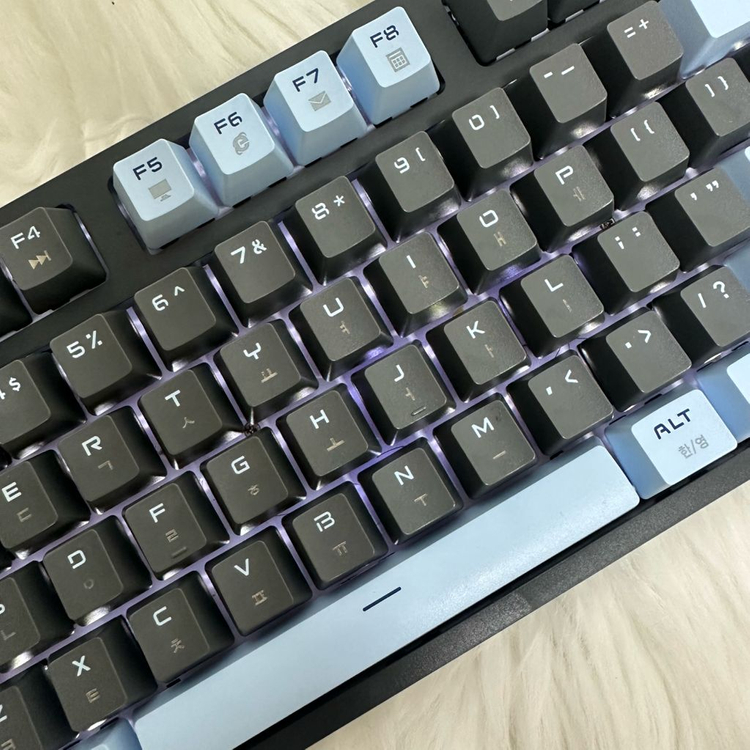 마이크로닉스 최신 W101P 광축 클릭 기계식키보드--8