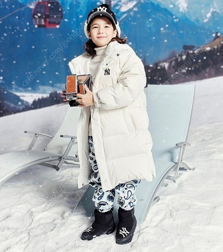 오늘발송! 새제품 MLB 키즈 구스 롱패딩 남아여아 공용 롱패딩 110, 120, 130, 145, 155 .--2