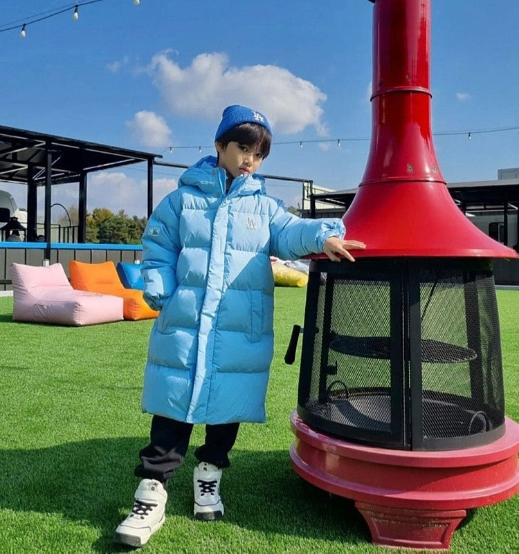오늘발송! 새제품 MLB 키즈 구스 롱패딩 남아여아 공용 롱패딩 110, 120, 130, 145, 155 .--5