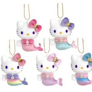 [새상품] 산리오 헬로키티 머메이드 마스코트 50주년 인형 키링