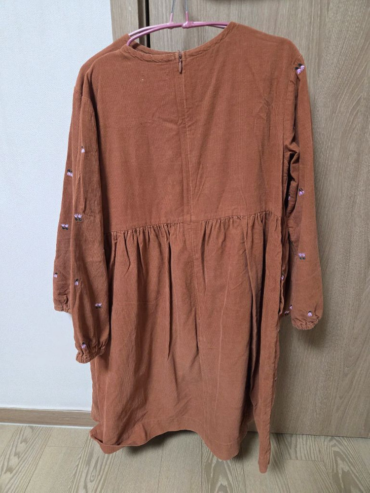 블루독 키즈 코듀로이 원피스 130 쌍둥이가능--1