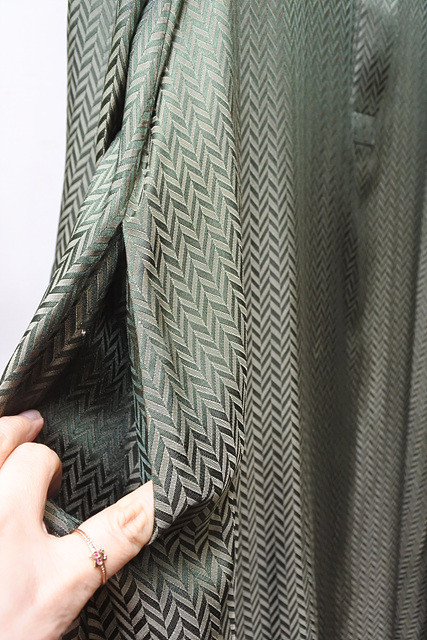 COS 헤링본패턴 레이온 롱셔츠 원피스 EU40--6