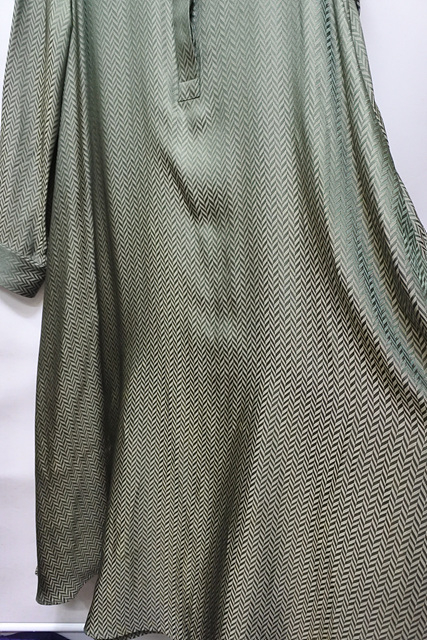 COS 헤링본패턴 레이온 롱셔츠 원피스 EU40--5