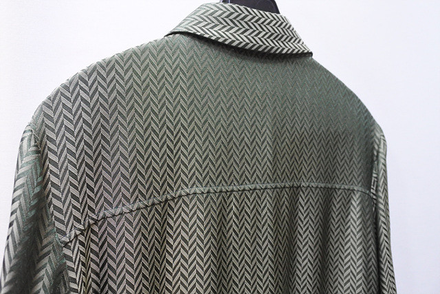 COS 헤링본패턴 레이온 롱셔츠 원피스 EU40--7