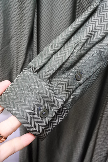 COS 헤링본패턴 레이온 롱셔츠 원피스 EU40--8