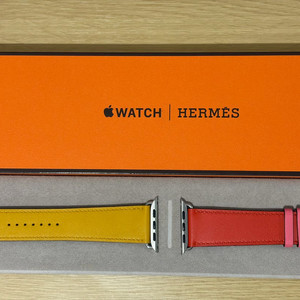 애플워치 에르메스 아수라 스위프트 가죽 스트랩 (44-49mm용) 정품