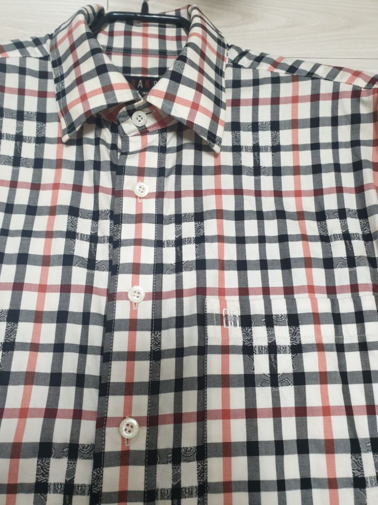(미사용) 닥스 긴팔 체크 셔츠--6
