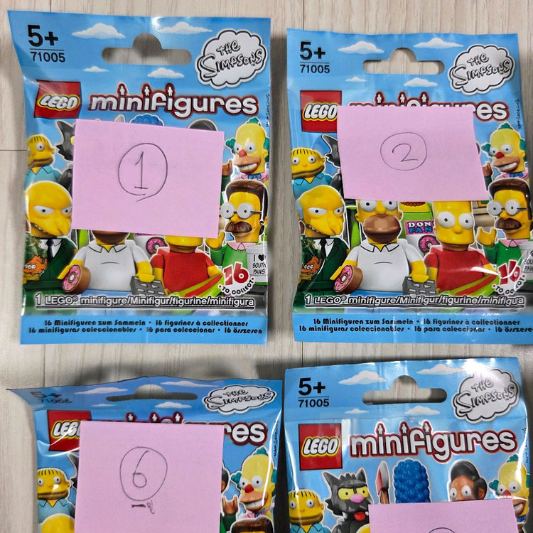 레고 71005 심슨 미피 시즌1 16개 1세트--1