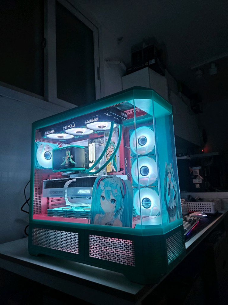 9800x3d/x870 btf/rtx5080 어마 하츠네 미쿠 에디션--1