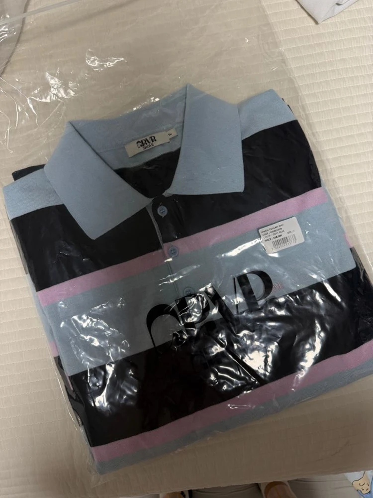 grove store 그로브스토어 26ss Gwen collar knit -light blue 이미지