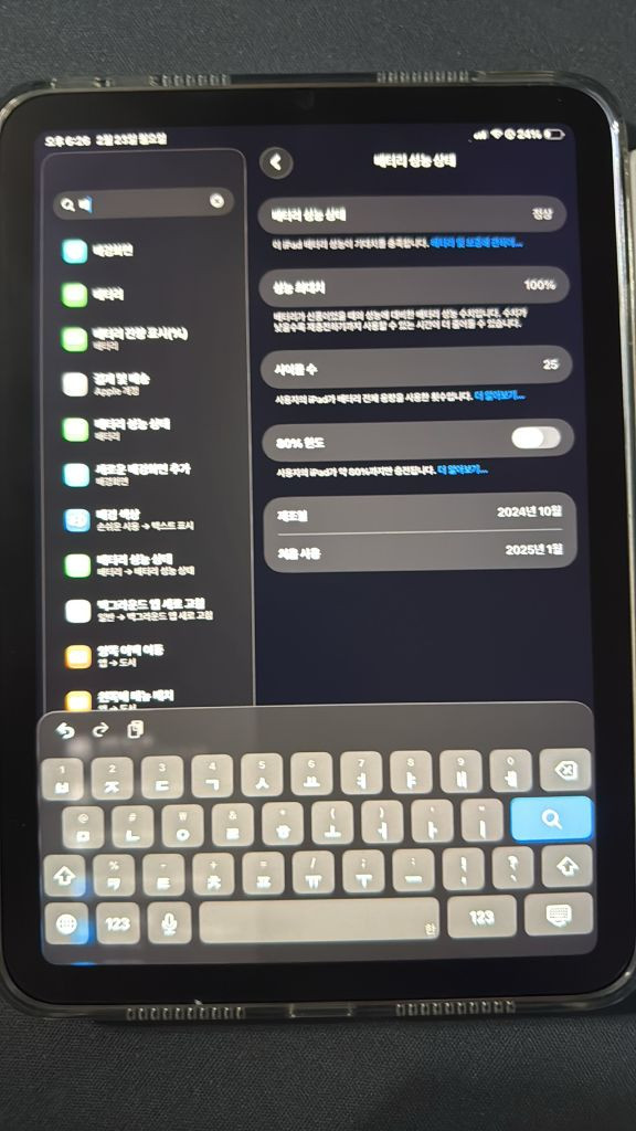 아이패드 미니7 128 셀룰러 + 애케플 이미지