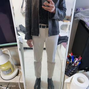 느와르 라르메스 램스킨 스탠다드 가죽 블루종 (46) 이미지