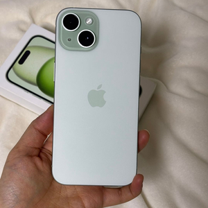 아이폰 15 그린 256기가 이미지