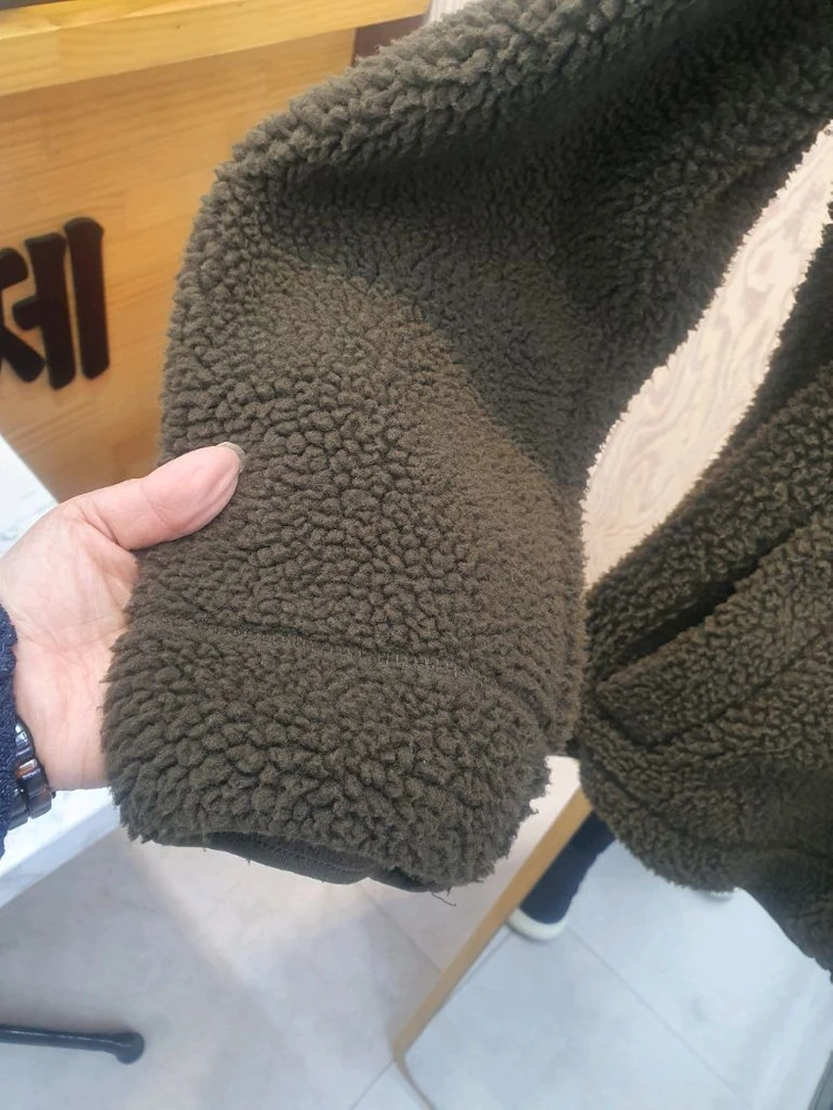 (상태좋음) 큐버스 서울 보아 플리스 후드 자켓 (105) 이미지