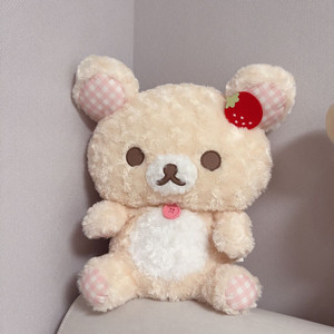 코리락쿠마 딸기 인형