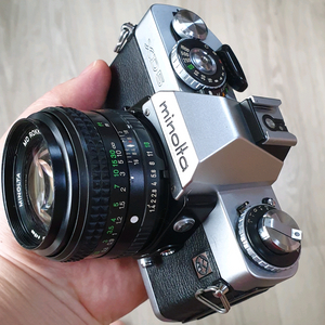 미놀타 MD ROKKOR 50mm f1.4. XD5 중급기 바디