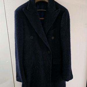 링자켓 브릴라 다크네이비 로로피아나 알파카 더블 코트 / (안드레아서울 라마르쉐 랜덤워크 맨온더분 수트서플라이) 이미지