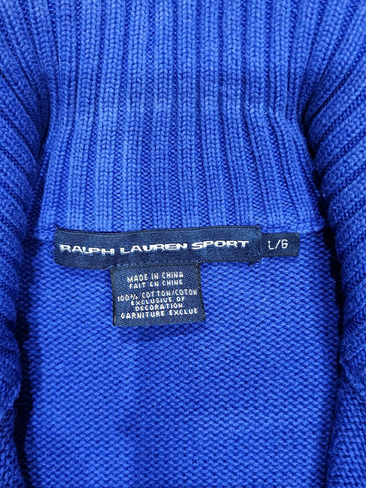 폴로 랄프로렌 스포츠 빈티지 니트 집업 가디건 L 이미지