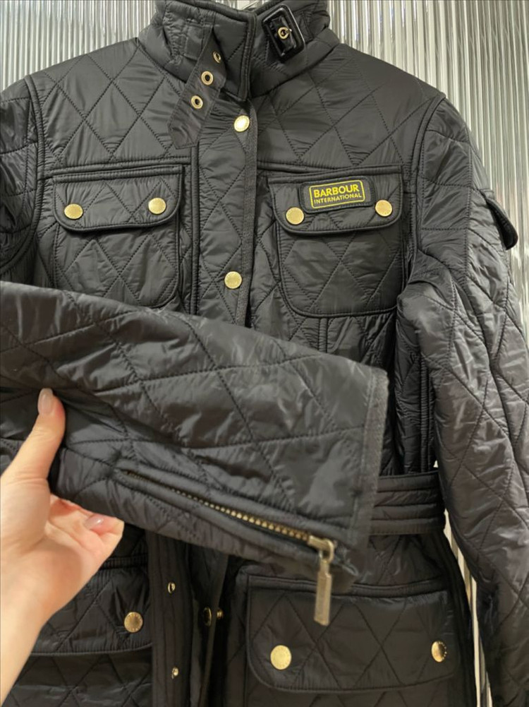 바버 인터네셔널 퀄팅 자켓 블랙 UK10(새 상품급)--1