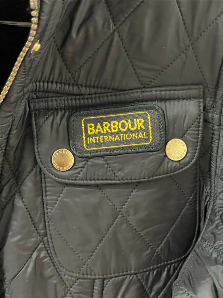 바버 인터네셔널 퀄팅 자켓 블랙 UK10(새 상품급)--3