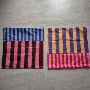 쿠션커버 새상품 2개