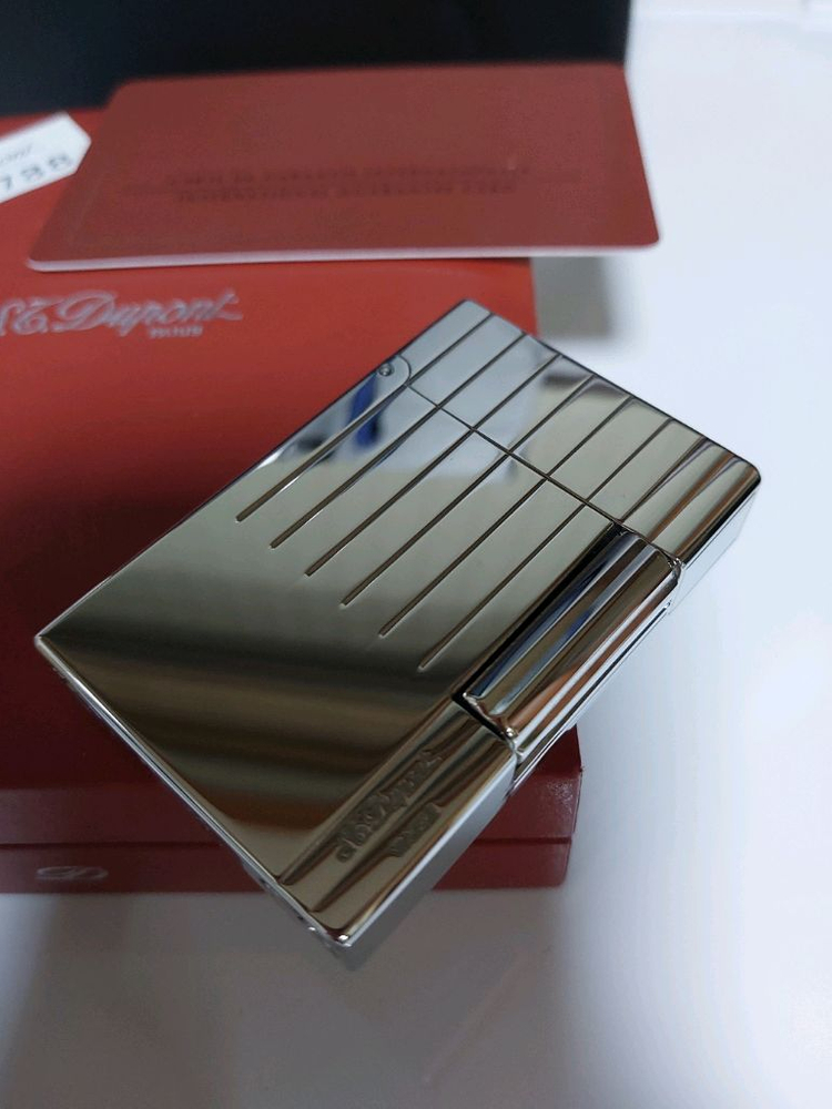 [새상품,백화점판] 듀퐁라이터 라인2 ca18315 개츠비 팔라듐 백금 듀퐁 라이타--1