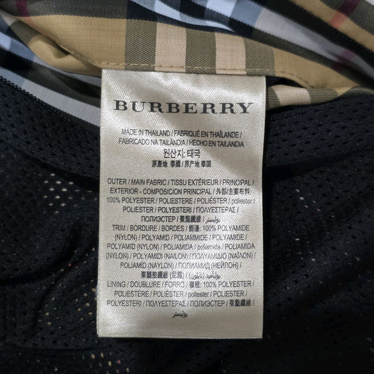 버버리 정품 뉴클래식 체크 바람막이 54--9