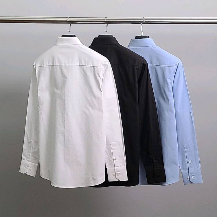 꼼데가르송 블랙와펜 옥스포드 셔츠--1