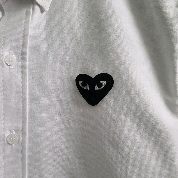 꼼데가르송 블랙와펜 옥스포드 셔츠--6