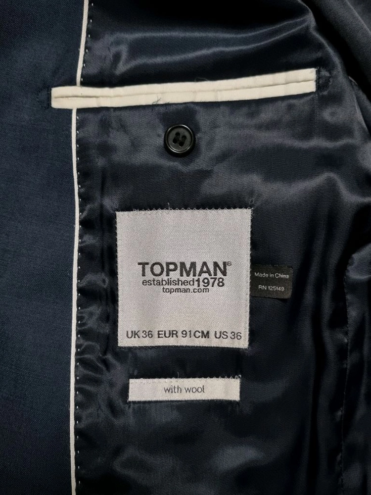 [TOPSHOP] 영국 탑맨 블레이저 UK36/US36 이미지