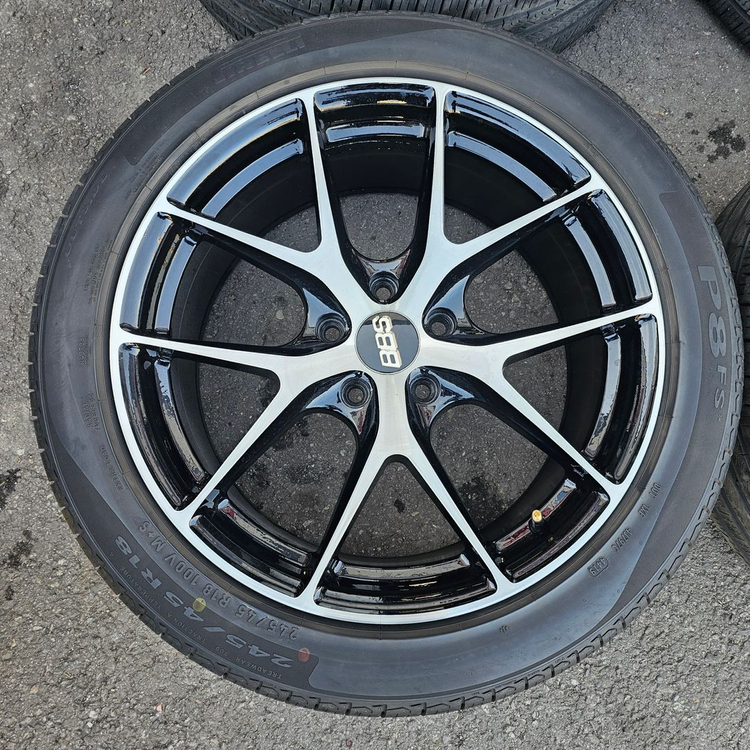 #BBS ST 18인치 휠타이어 세트 팝니다.245 45 18--3