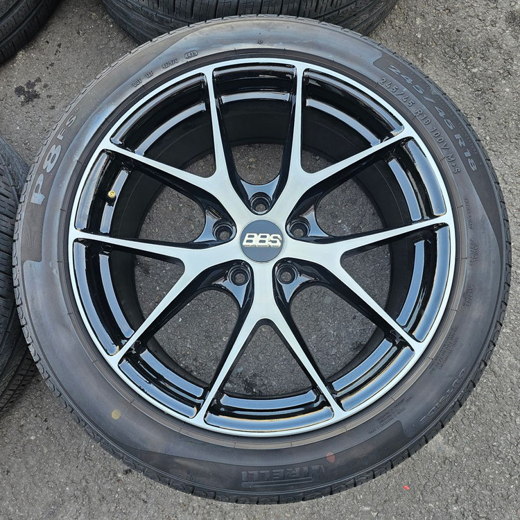 #BBS ST 18인치 휠타이어 세트 팝니다.245 45 18--4