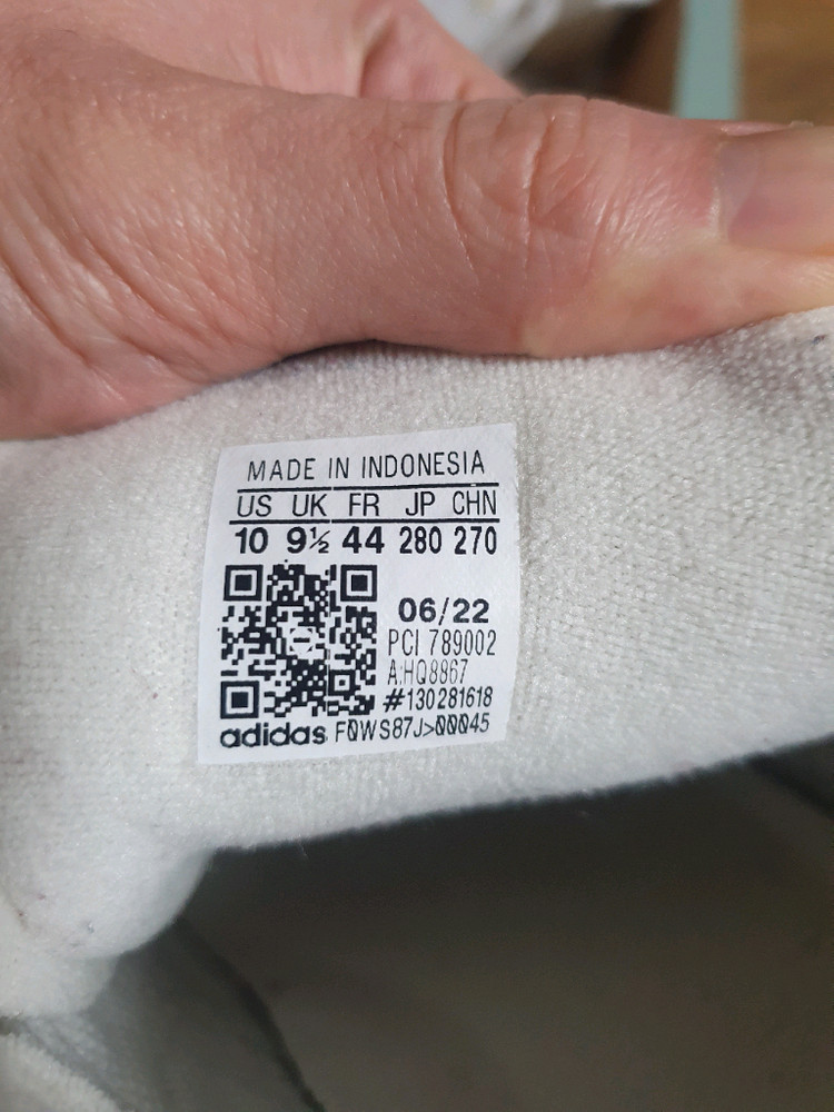 아디다스 슈퍼스타 화이트 레드 스니커즈 운동화--4