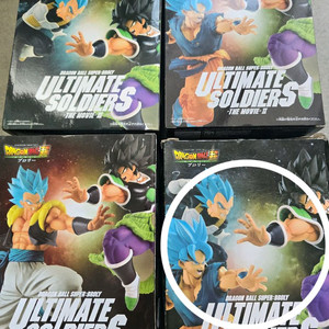 드래곤볼 슈퍼브로리 얼티밋 솔저스 피규어 4종