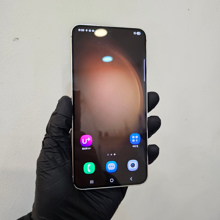 갤럭시S23플러스 256기가 크림 (무잔상) / 0117--1