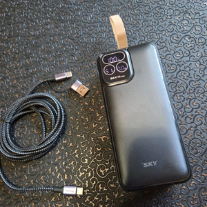 보조배터리30000mah +케이블선