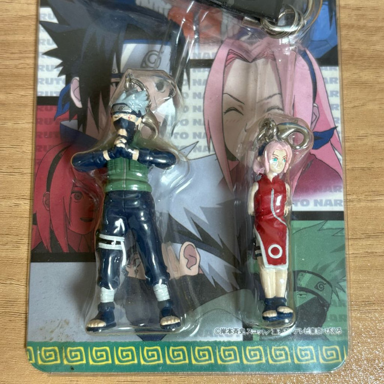 나루토 고전 키링 스트랩 카카시 사쿠라 피규어 이미지